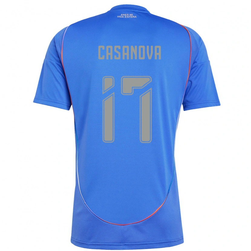 Danxen Femme Maillot Luis Casanova #17 Orange Rouge Tenues Domicile 2025/26 T-Shirt
