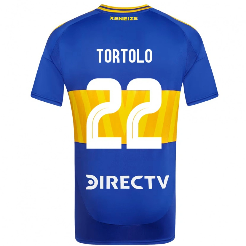 Danxen Femme Maillot Dulce Tortolo #22 Blanc Bleu Tenues Domicile 2025/26 T-Shirt