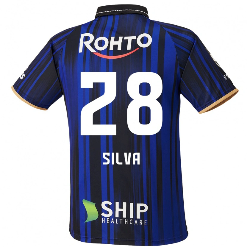 Danxen Femme Maillot Wellington Silva #28 Bleu Blanc Noir Tenues Domicile 2025/26 T-Shirt
