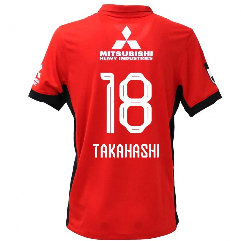 Danxen Femme Maillot Toshiki Takahashi #18 Blanc Noir Tenues Domicile 2025/26 T-Shirt