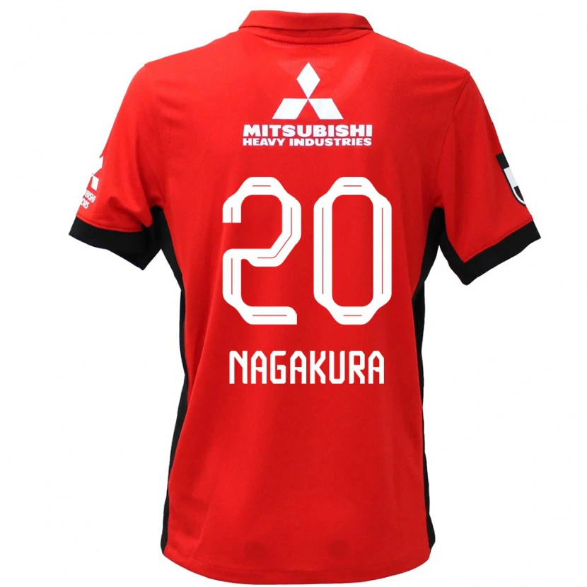 Danxen Femme Maillot Motoki Nagakura #20 Blanc Noir Tenues Domicile 2025/26 T-Shirt