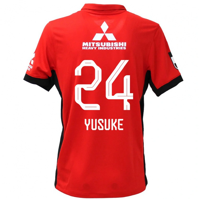 Danxen Femme Maillot Yusuke Matsuo #24 Rouge Blanc Tenues Domicile 2025/26 T-Shirt