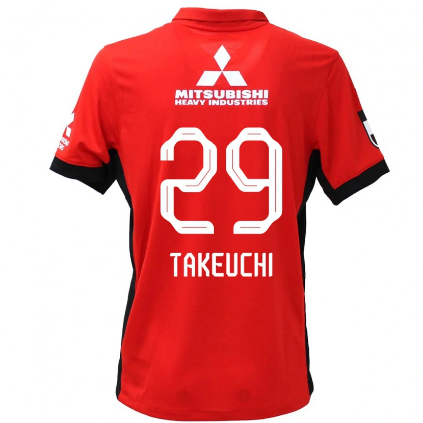 Danxen Femme Maillot Ami Takeuchi #29 Blanc Noir Tenues Domicile 2025/26 T-Shirt