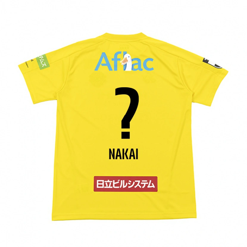 Danxen Femme Maillot Yamato Nakai #0 Noir Jaune Tenues Domicile 2025/26 T-Shirt