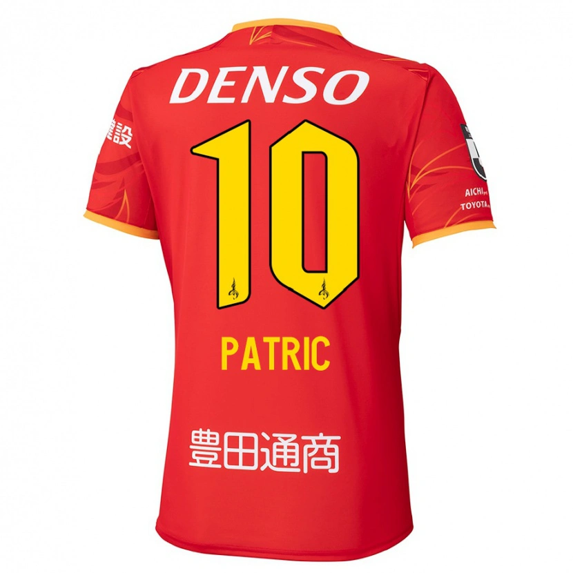 Danxen Femme Maillot Patric #10 Blanc Rouge Tenues Domicile 2025/26 T-Shirt