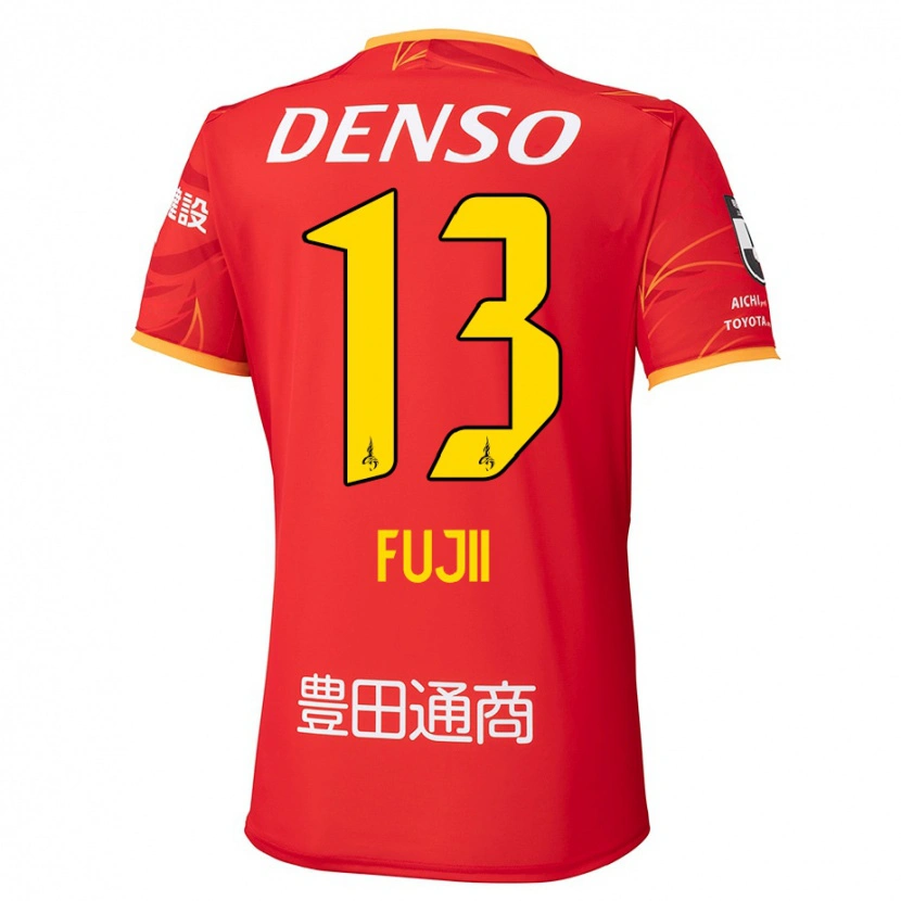Danxen Femme Maillot Haruya Fujii #13 Blanc Rouge Tenues Domicile 2025/26 T-Shirt