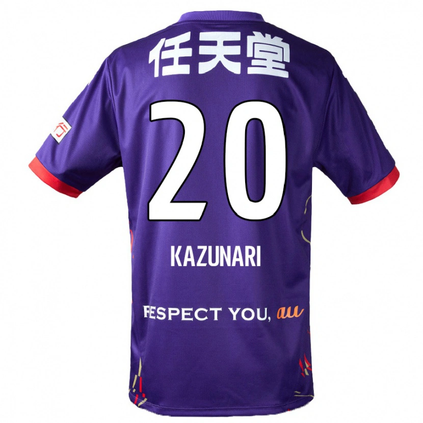 Danxen Femme Maillot Kazunari Kita #20 Violet Blanc Noir Tenues Domicile 2025/26 T-Shirt