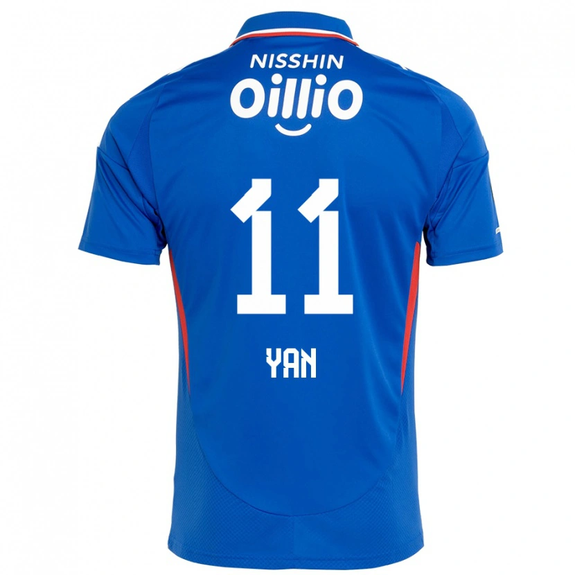 Danxen Femme Maillot Yan Matheus #11 Bleu Royal Blanc Tenues Domicile 2025/26 T-Shirt