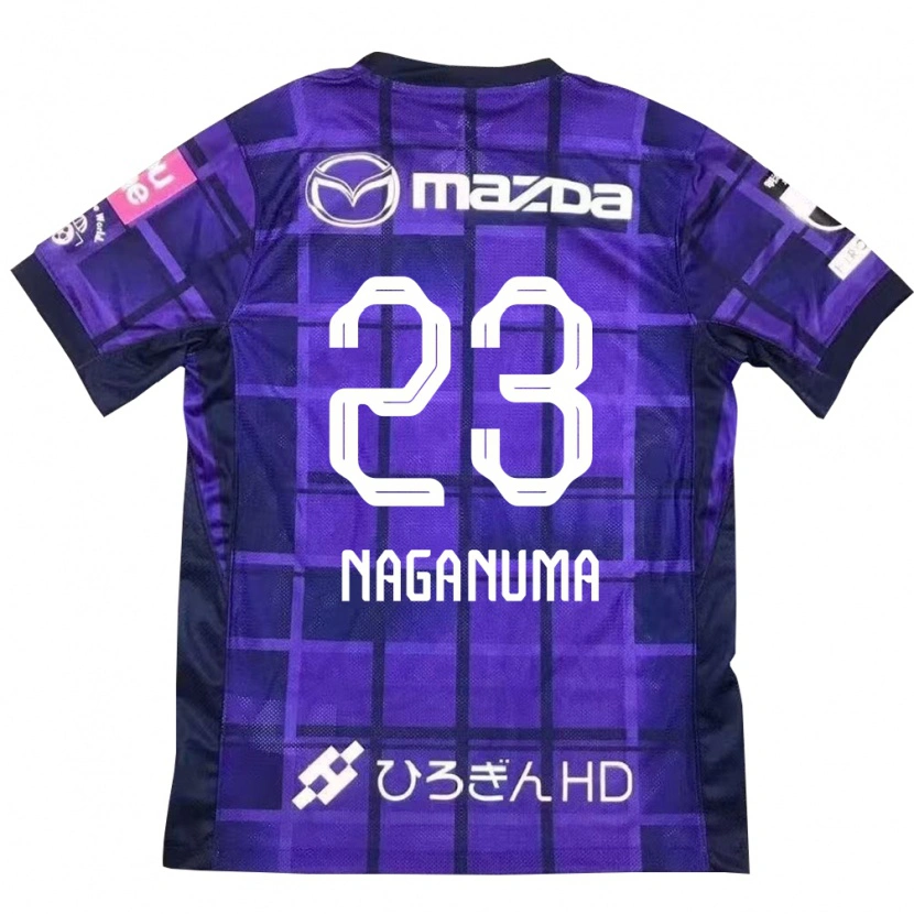 Danxen Femme Maillot Seimei Naganuma #23 Violet Orange Tenues Domicile 2025/26 T-Shirt