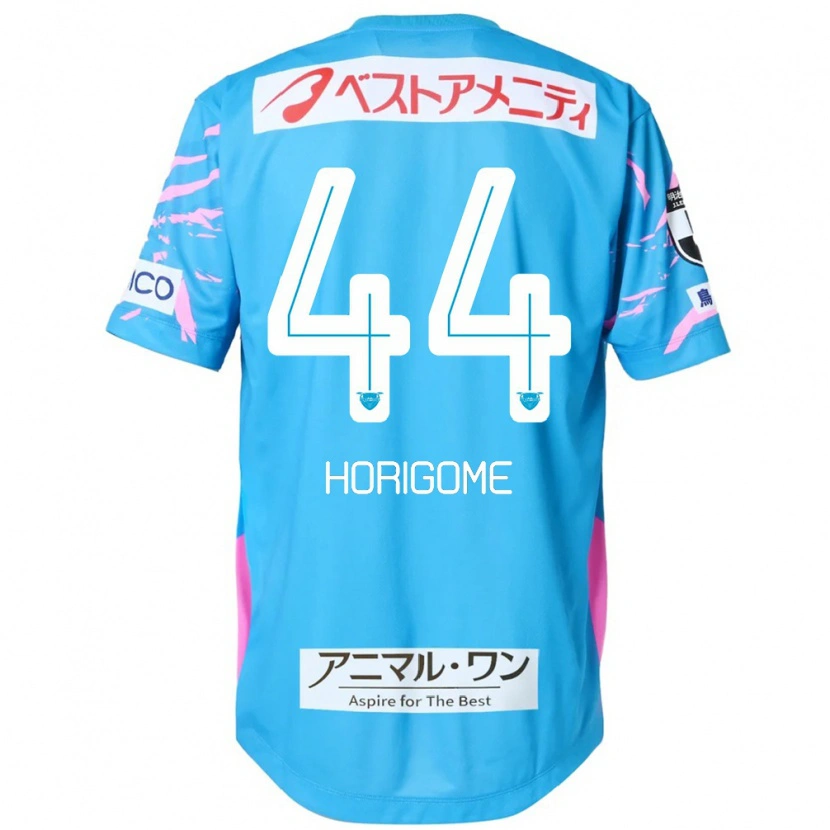 Danxen Femme Maillot Yuki Horigome #44 Bleu Rose Tenues Domicile 2025/26 T-Shirt