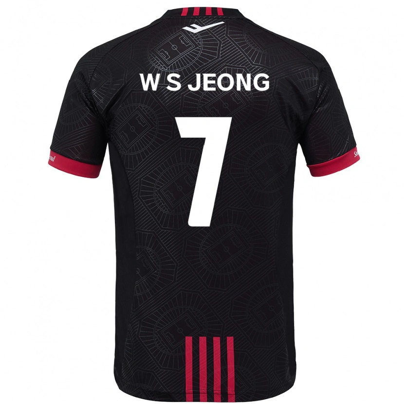 Danxen Femme Maillot Seung-Won Jeong #7 Blanc Noir Tenues Domicile 2025/26 T-Shirt