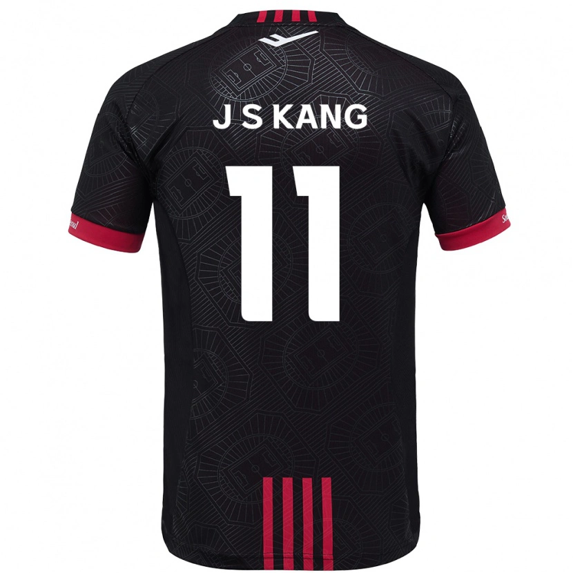 Danxen Femme Maillot Seong-Jin Kang #11 Blanc Noir Tenues Domicile 2025/26 T-Shirt