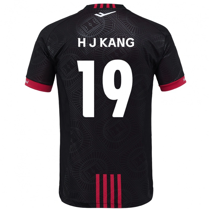 Danxen Femme Maillot Ju-Hyeok Kang #19 Blanc Noir Tenues Domicile 2025/26 T-Shirt