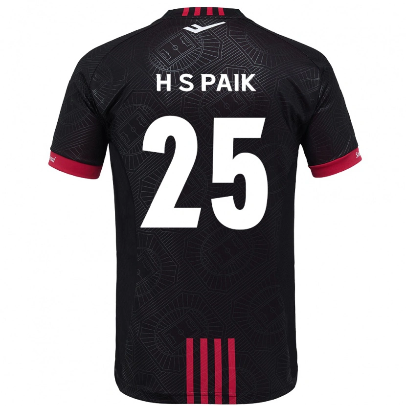 Danxen Femme Maillot Sang-Hoon Paik #25 Blanc Noir Tenues Domicile 2025/26 T-Shirt