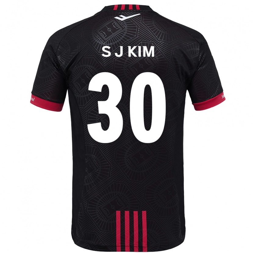 Danxen Femme Maillot Ju-Sung Kim #30 Blanc Noir Tenues Domicile 2025/26 T-Shirt