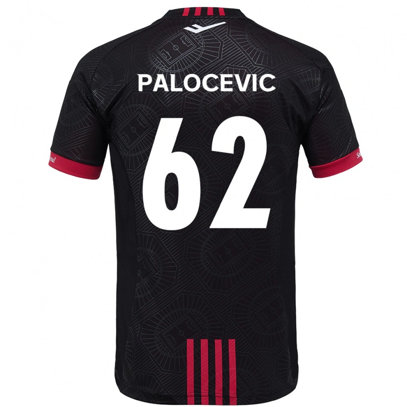 Danxen Femme Maillot Aleksandar Palocevic #62 Blanc Noir Tenues Domicile 2025/26 T-Shirt