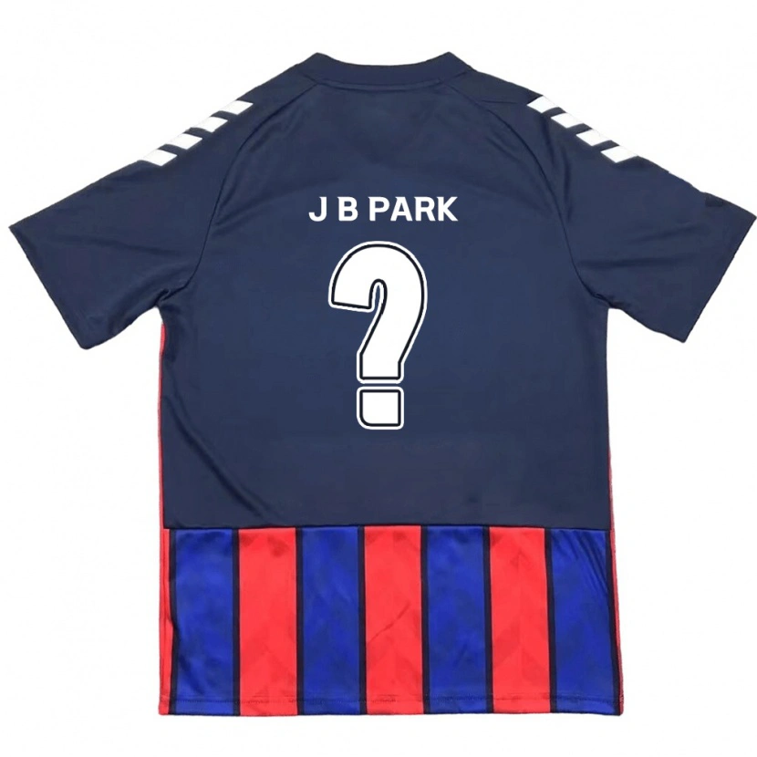 Danxen Femme Maillot Bae-Jong Park #0 Bleu Royal Rouge Tenues Domicile 2025/26 T-Shirt