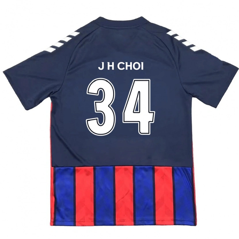 Danxen Femme Maillot Jin-Hyeok Choi #34 Bleu Royal Rouge Tenues Domicile 2025/26 T-Shirt