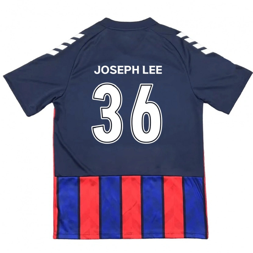 Danxen Femme Maillot Joseph Lee #36 Bleu Royal Rouge Tenues Domicile 2025/26 T-Shirt