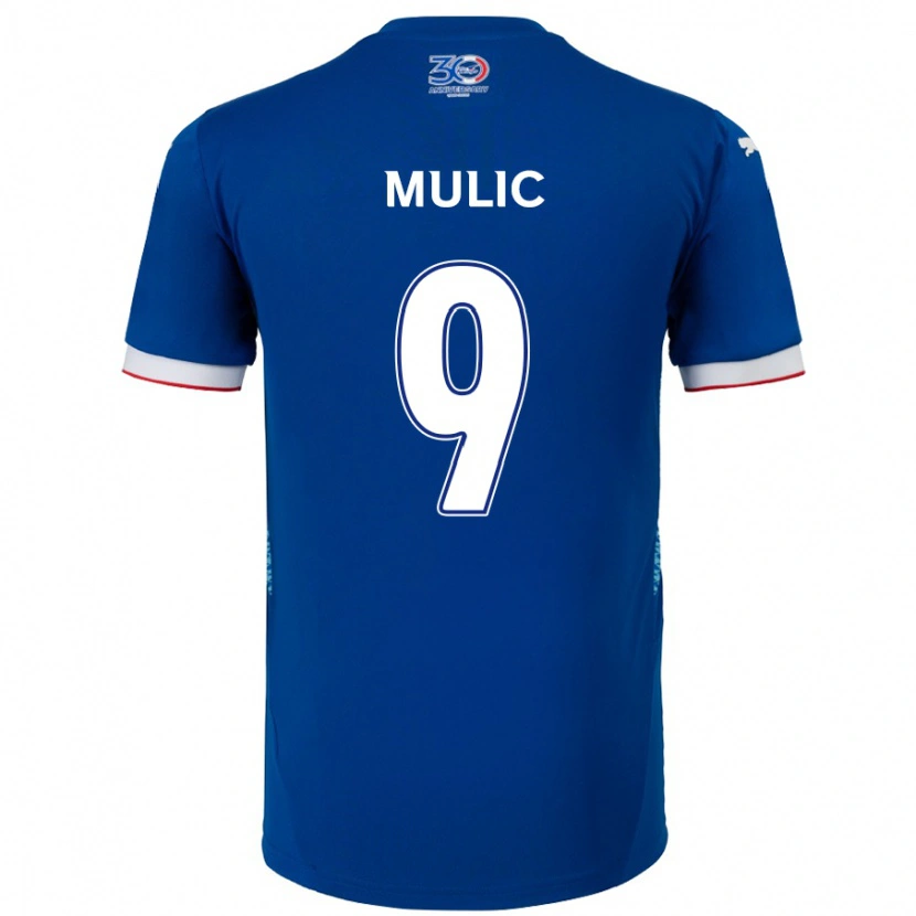 Danxen Femme Maillot Fejsal Mulic #9 Bleu Royal Blanc Tenues Domicile 2025/26 T-Shirt