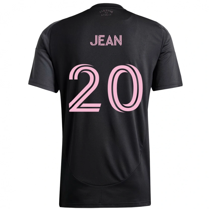 Danxen Femme Maillot Corentin Jean #20 Noir Rose Tenues Extérieur 2025/26 T-Shirt