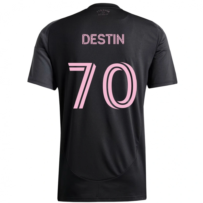 Danxen Femme Maillot Bryan Destin #70 Rose Noir Tenues Extérieur 2025/26 T-Shirt