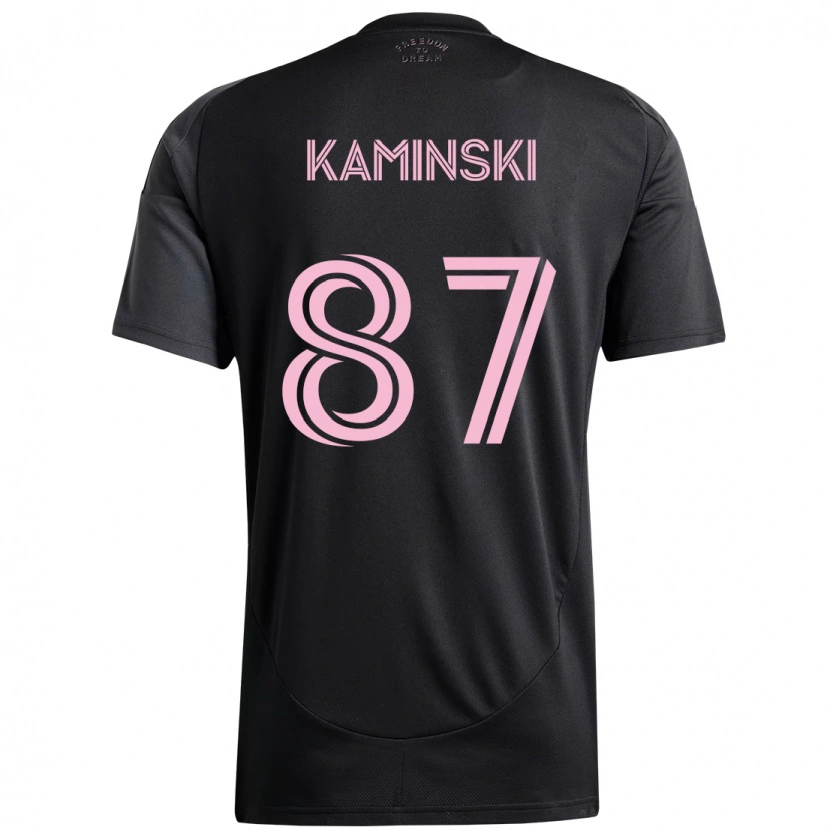 Danxen Femme Maillot Brett Kaminski #87 Rose Noir Tenues Extérieur 2025/26 T-Shirt
