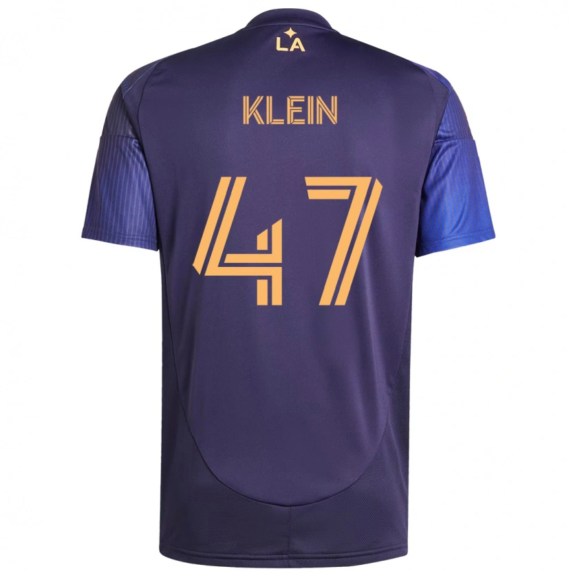 Danxen Femme Maillot Carson Klein #47 Blanc Jaune Tenues Extérieur 2025/26 T-Shirt