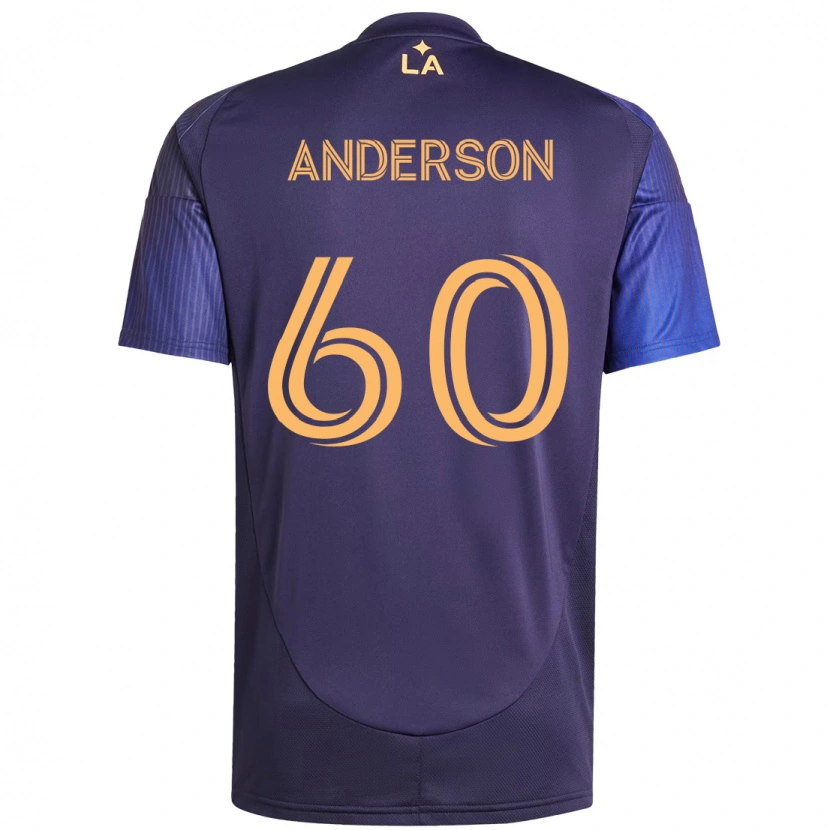 Danxen Femme Maillot Nolan Anderson #60 Blanc Jaune Tenues Extérieur 2025/26 T-Shirt