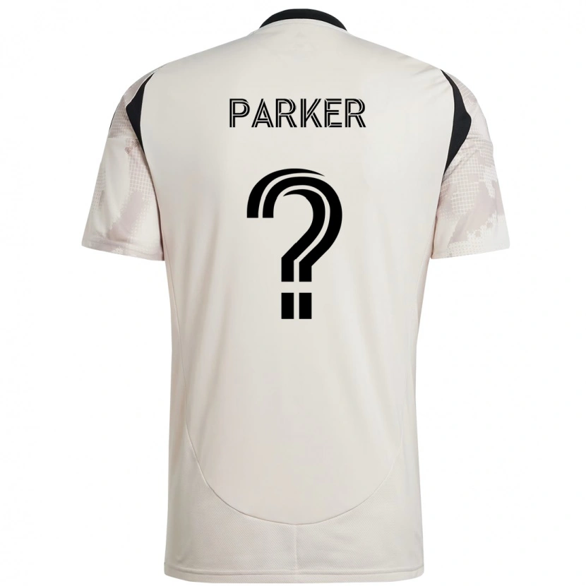 Danxen Femme Maillot Tim Parker #0 Rouge Noir Tenues Extérieur 2025/26 T-Shirt