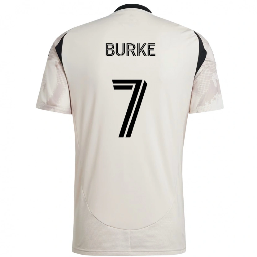 Danxen Femme Maillot Cory Burke #7 Beige Noir Tenues Extérieur 2025/26 T-Shirt