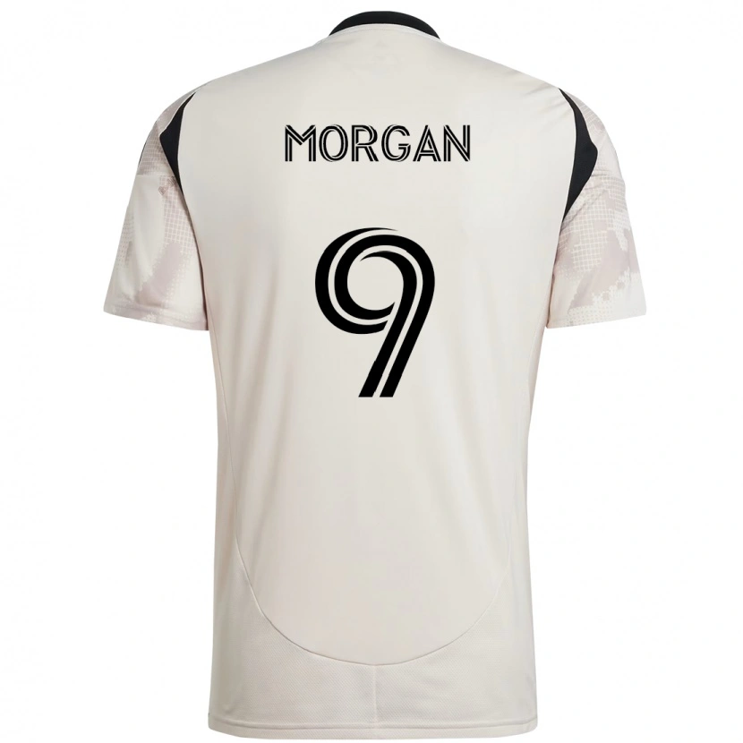 Danxen Femme Maillot Lewis Morgan #9 Rouge Noir Tenues Extérieur 2025/26 T-Shirt