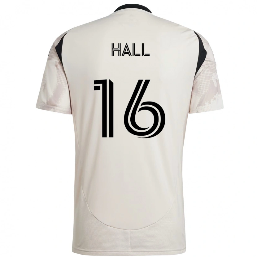 Danxen Femme Maillot Julian Hall #16 Rouge Noir Tenues Extérieur 2025/26 T-Shirt