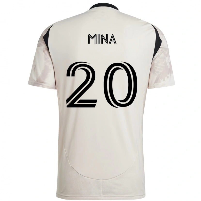 Danxen Femme Maillot Juan Mina #20 Rouge Noir Tenues Extérieur 2025/26 T-Shirt