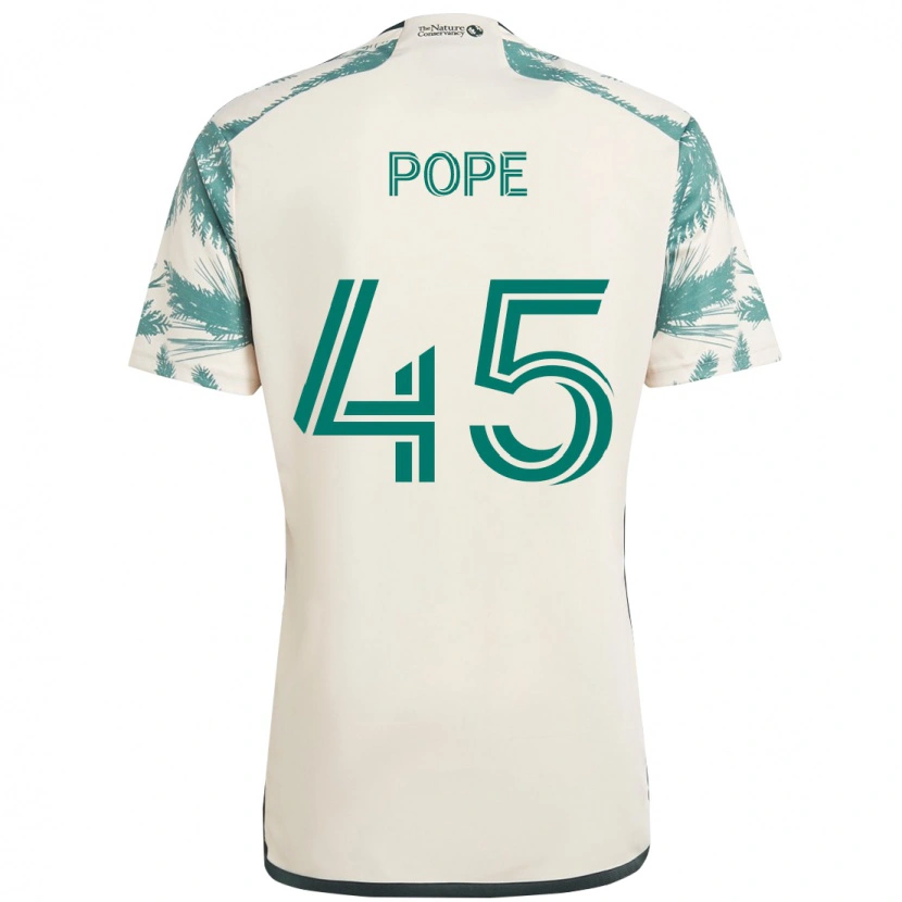 Danxen Femme Maillot Blake Pope #45 Beige Vert Tenues Extérieur 2025/26 T-Shirt