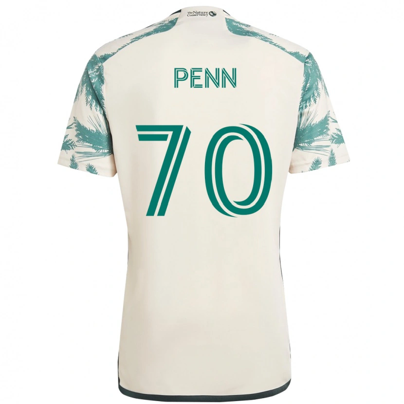 Danxen Femme Maillot Josh Penn #70 Noir Marron Tenues Extérieur 2025/26 T-Shirt