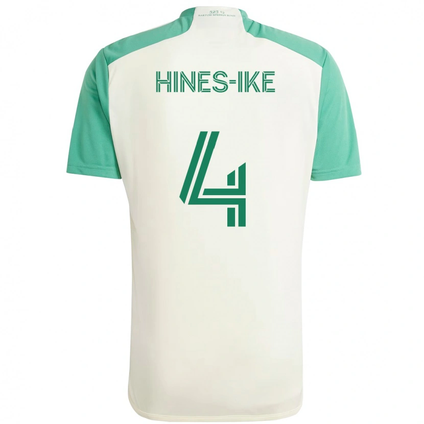 Danxen Femme Maillot Brendan Hines-Ike #4 Vert Noir Tenues Extérieur 2025/26 T-Shirt