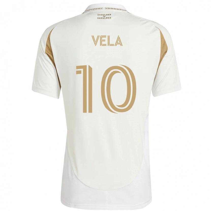 Danxen Femme Maillot Carlos Vela #10 Noir Marron Tenues Extérieur 2025/26 T-Shirt