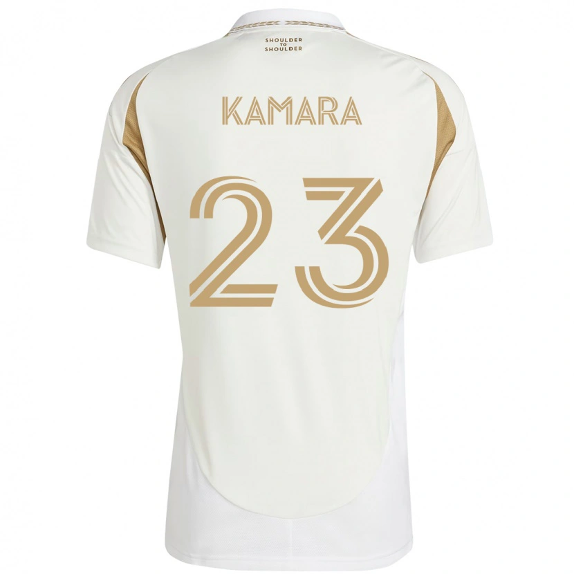 Danxen Femme Maillot Kei Kamara #23 Noir Marron Tenues Extérieur 2025/26 T-Shirt