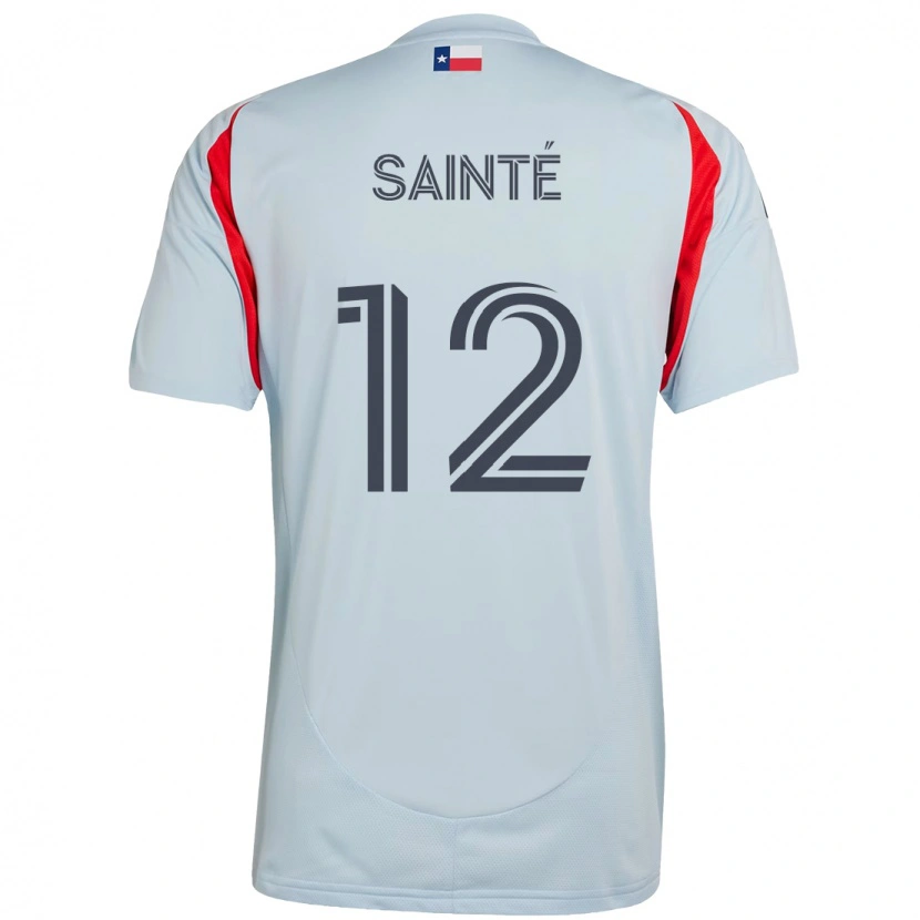 Danxen Femme Maillot Carl Sainté #12 Rouge Bleu Marine Tenues Extérieur 2025/26 T-Shirt