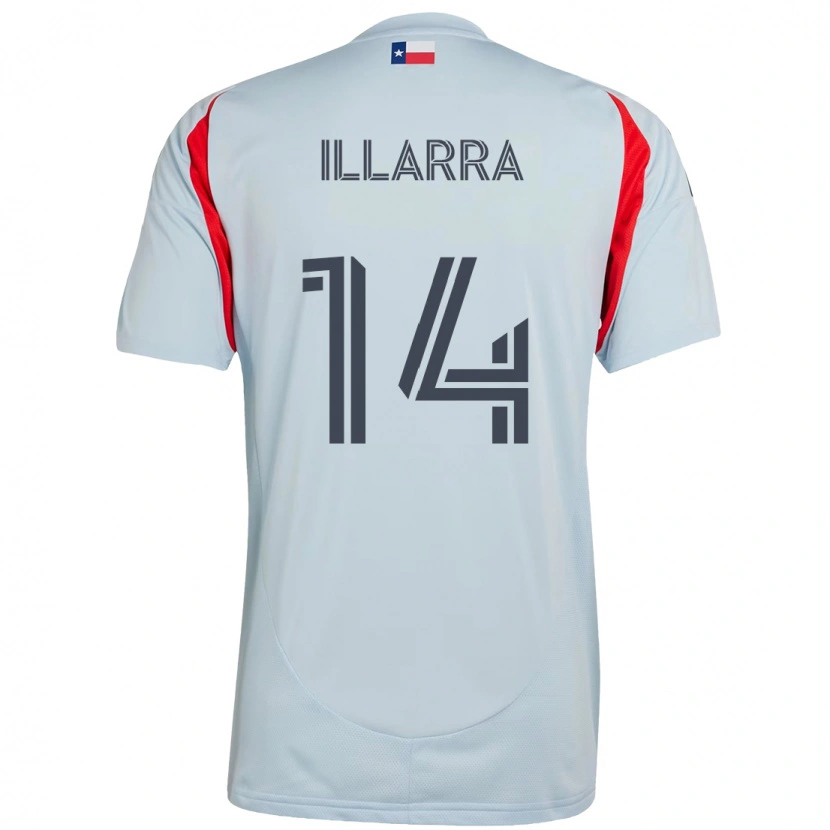 Danxen Femme Maillot Asier Illarramendi #14 Rouge Bleu Marine Tenues Extérieur 2025/26 T-Shirt