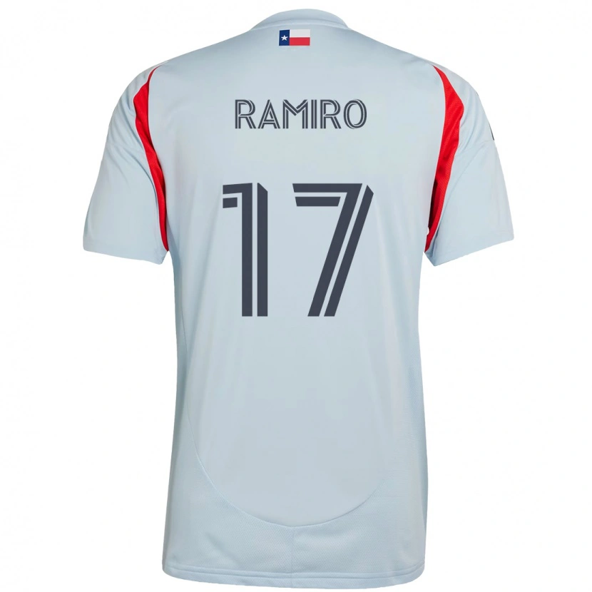 Danxen Femme Maillot Ramiro #17 Rouge Bleu Marine Tenues Extérieur 2025/26 T-Shirt