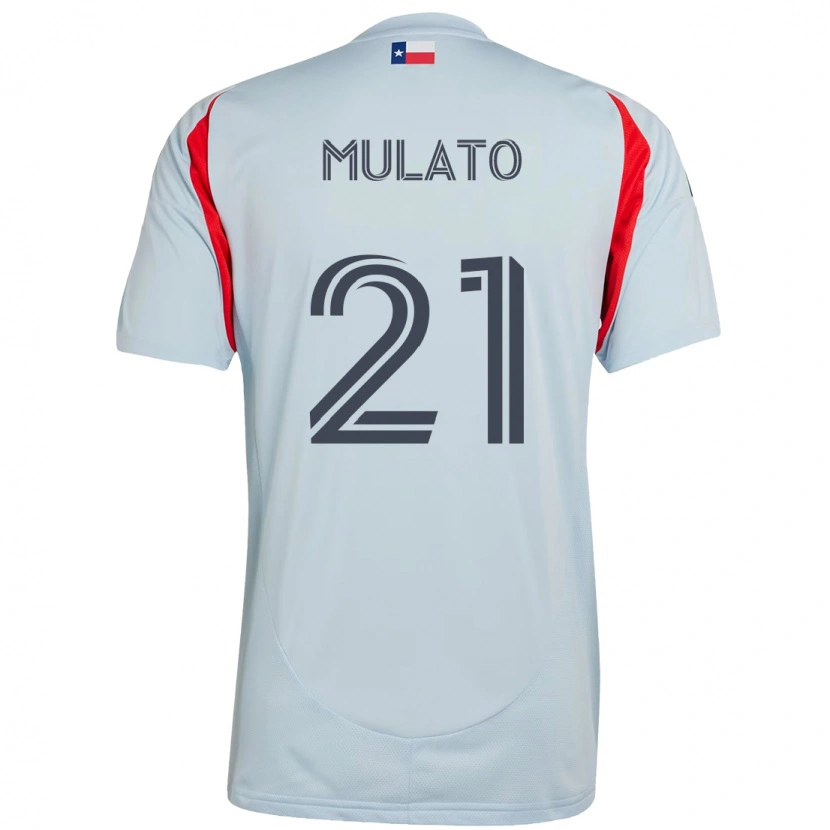 Danxen Femme Maillot José Mulato #21 Rouge Bleu Marine Tenues Extérieur 2025/26 T-Shirt