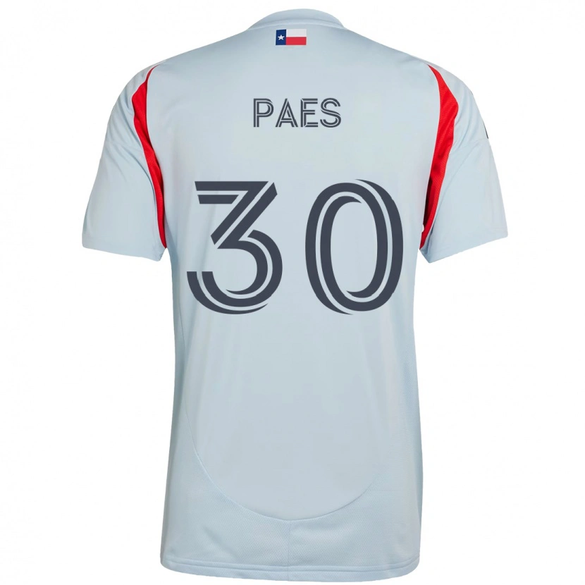 Danxen Femme Maillot Maarten Paes #30 Rouge Bleu Marine Tenues Extérieur 2025/26 T-Shirt
