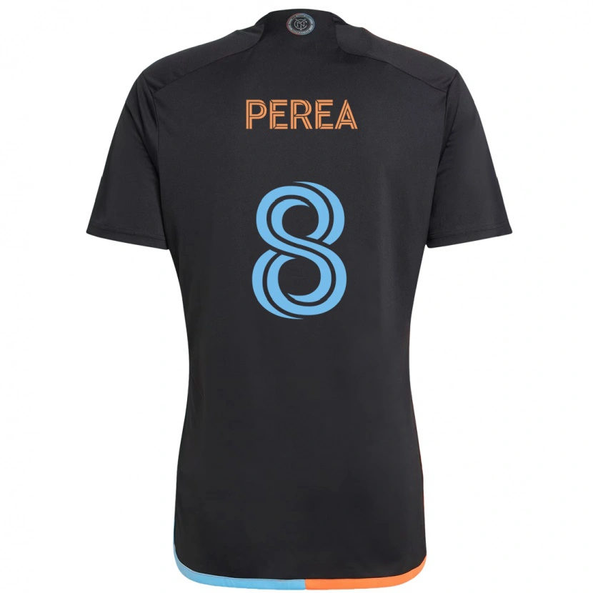 Danxen Femme Maillot Andrés Perea #8 Bleu Clair Tenues Extérieur 2025/26 T-Shirt