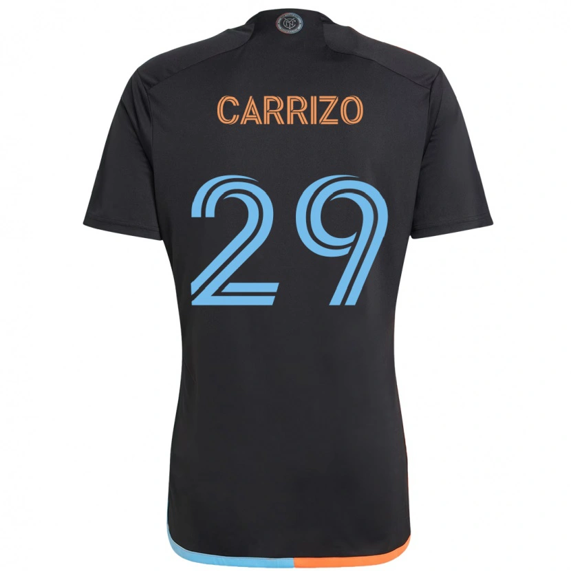 Danxen Femme Maillot Máximo Carrizo #29 Bleu Clair Tenues Extérieur 2025/26 T-Shirt