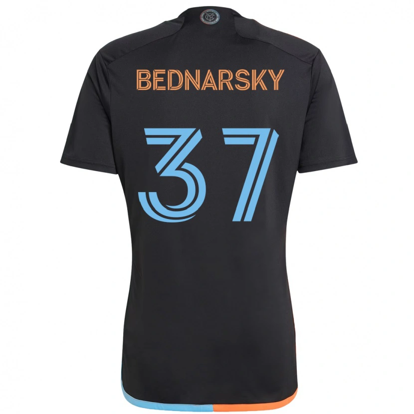 Danxen Femme Maillot Stevo Bednarsky #37 Noir Bleu Orange Tenues Extérieur 2025/26 T-Shirt