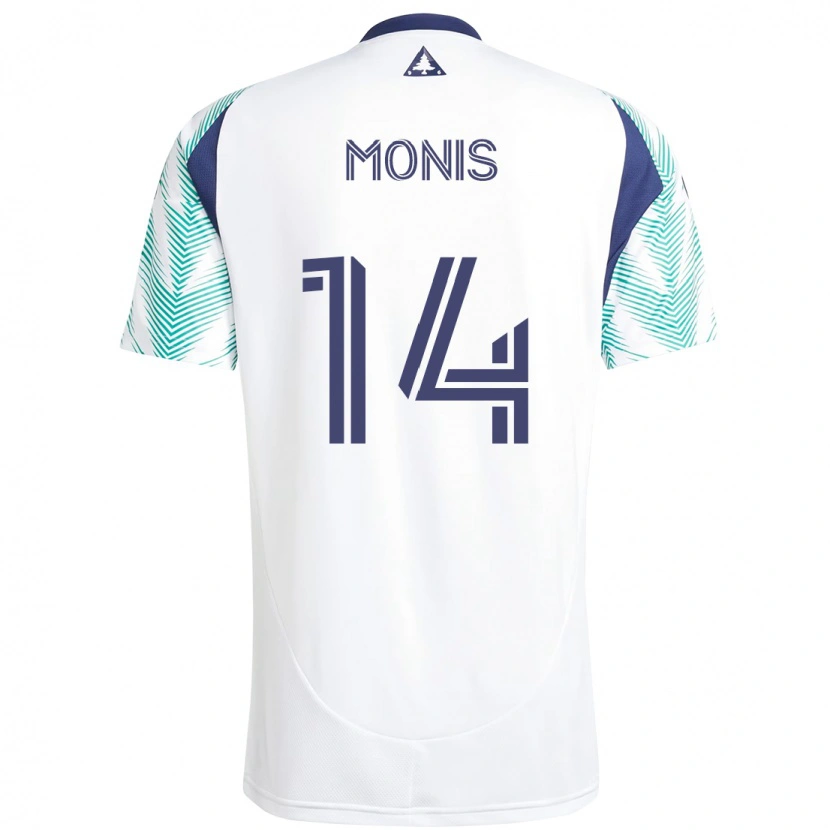 Danxen Femme Maillot Alex Monis #14 Bleu Rouge Tenues Extérieur 2025/26 T-Shirt