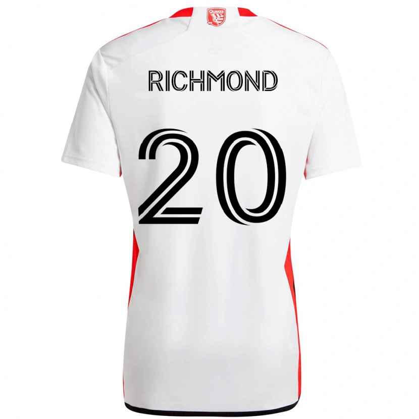 Danxen Femme Maillot Will Richmond #20 Noir Bleu Foncé Tenues Extérieur 2025/26 T-Shirt