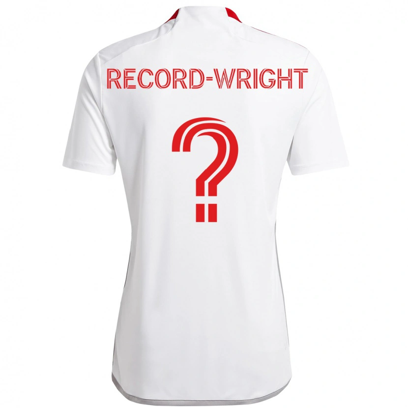 Danxen Femme Maillot Kemari Record-Wright #0 Rouge Blanc Tenues Extérieur 2025/26 T-Shirt